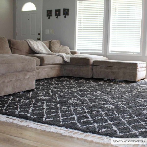 Godalming Black Plush Carpet Cheap