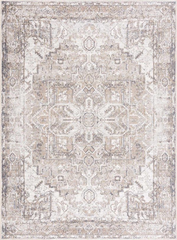 Hera Brown&Cream Washable Area Rug Online Hot Sale - Image 5